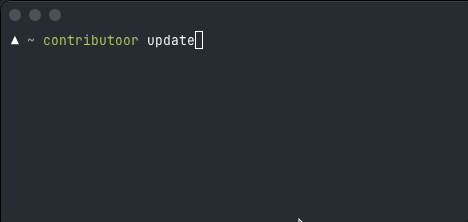 Updating Contributoor